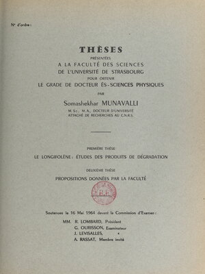 cover image of Le Longifolène